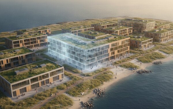 Fugleperspektiv 3D rendering: Det strategiske overblik over dit byggeprojekt