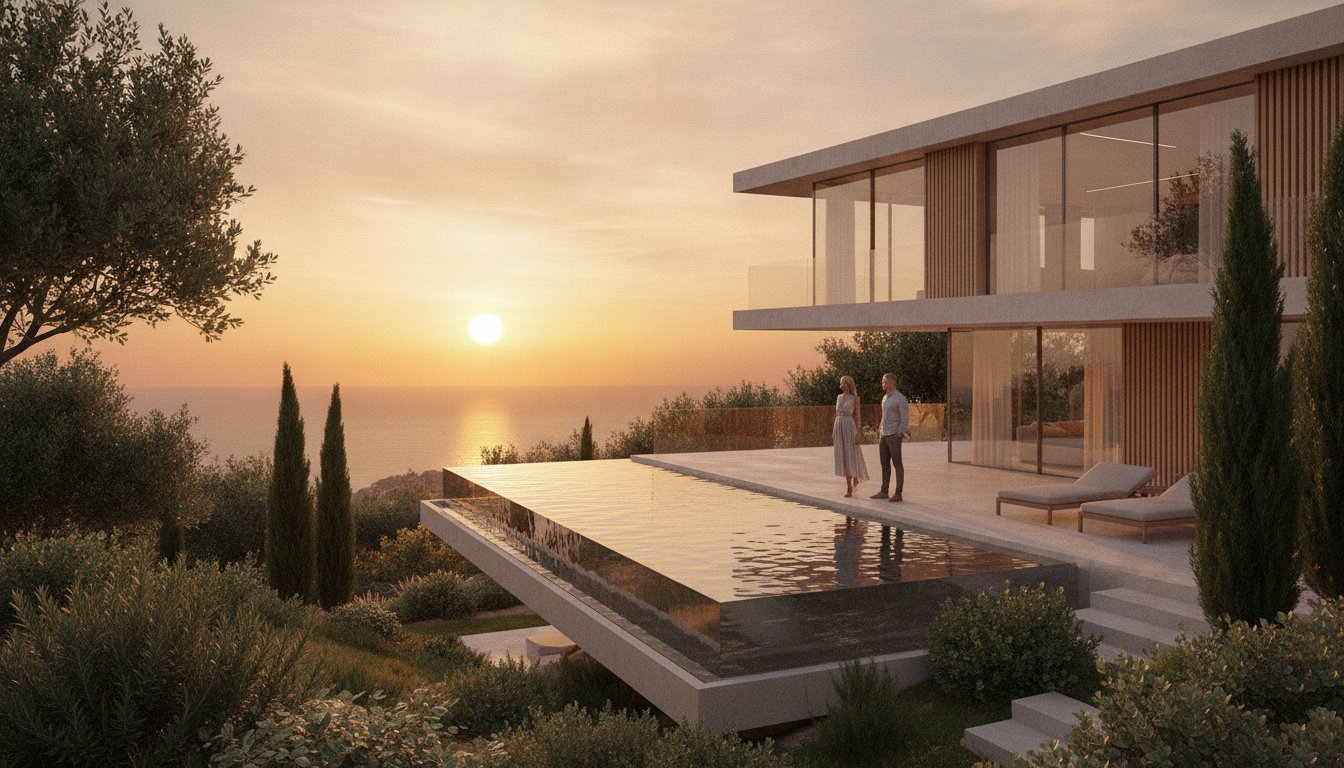 Fotorealistiske 3D billeder og animationer: Luksushuse i Spanien og Frankrig (2026)